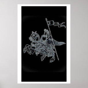 Poster Chevalier noir
