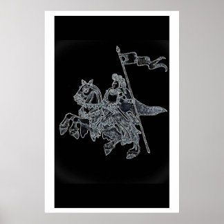 Poster Chevalier noir