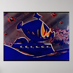 Poster Chevalier noir de mon coeur