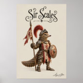 Poster Chevalier Pangolin (Devant)