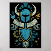 Poster Chevalier Shovely Emblem Crest (Devant)