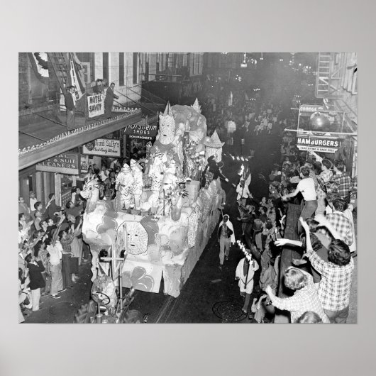 Poster Chevaliers de Babylone Nouvelle-Orléans Mardigras (Devant)