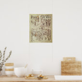 Poster Chevaliers jouant peut-être dans l'hippodrome (Cuisine)