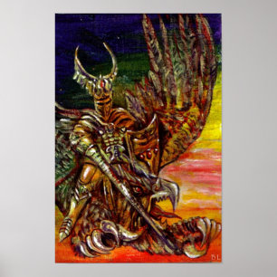 POSTER CHEVALLIER DES TÉNÈBRES
