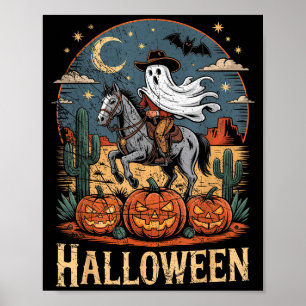 Poster Chevauchée fantôme Halloween Saison