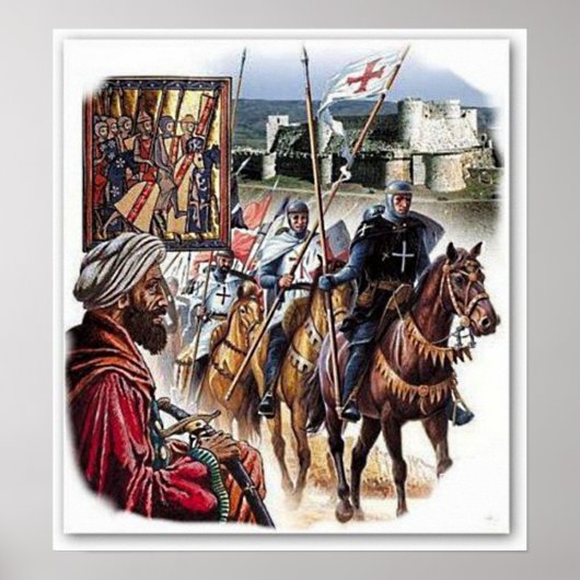 Poster Chevauchement des Chevaliers croisés (Devant)