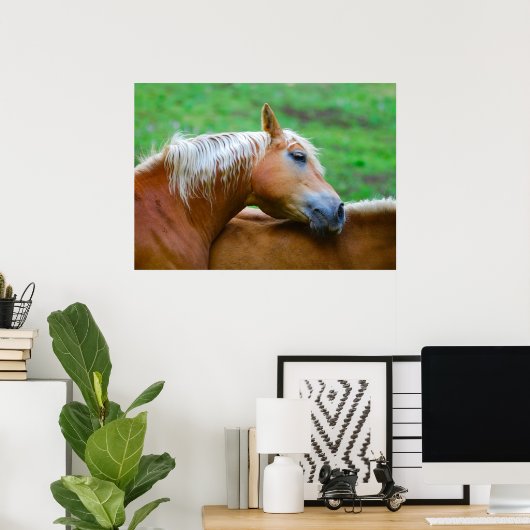 Poster Chevaux (Bureau à domicile)