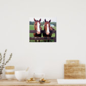 Poster Chevaux (Cuisine)