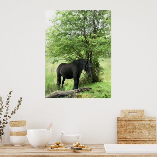 POSTER CHEVAUX (Cuisine)