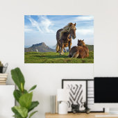 Poster Chevaux (Bureau à domicile)