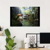 Poster Chevaux (Bureau à domicile)