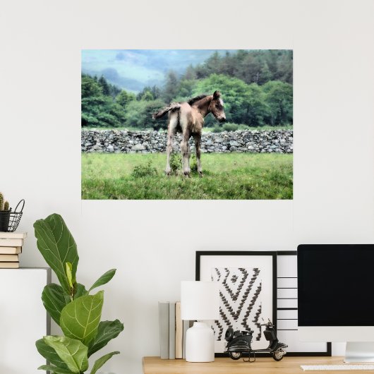 POSTER CHEVAUX (Bureau à domicile)