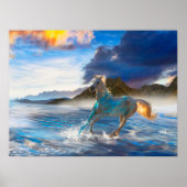 Poster Chevaux arabes de l'île Stellar #2 (Devant)