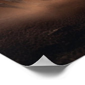 Poster chevaux blancs au coucher du soleil (Coin)