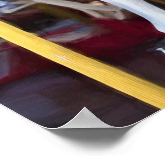 Poster Chevaux carnavals (Coin)