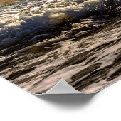 Poster Chevaux courir dans le Surf (Coin)