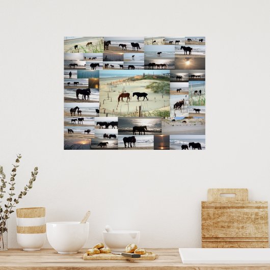 Poster Chevaux de Carova (Cuisine)