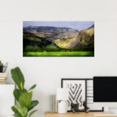 Poster Chevaux de course Islande (Bureau à domicile)