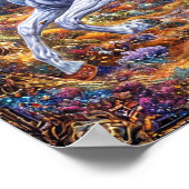 Poster Chevaux de dessin animé mignons (Coin)