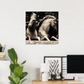 Poster Chevaux de Florence Imprimer (Bureau à domicile)