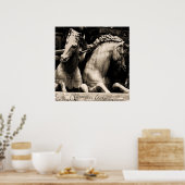 Poster Chevaux de Florence Imprimer (Cuisine)