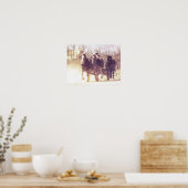 Poster Chevaux de travail (Cuisine)