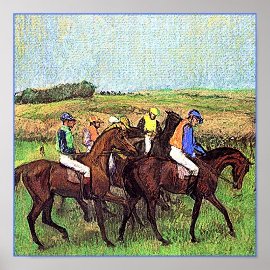Poster Chevaux Degas (Devant)