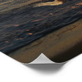 Poster Chevaux d'Imaginaire : Coucher de soleil (Coin)