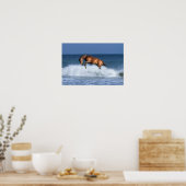 Poster Chevaux d'Imaginaire : Selle Francais & Mer (Cuisine)