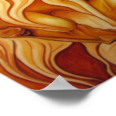 Poster Chevaux d'or Imprimer (Coin)