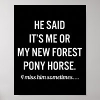 Chevaux drôles Mon nouveau forest ny Citation de l