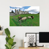 Poster Chevaux du Château Balmoral (Bureau à domicile)