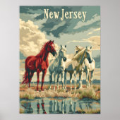 Poster Chevaux du New Jersey (Devant)
