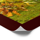 Poster Chevaux en automne (Coin)