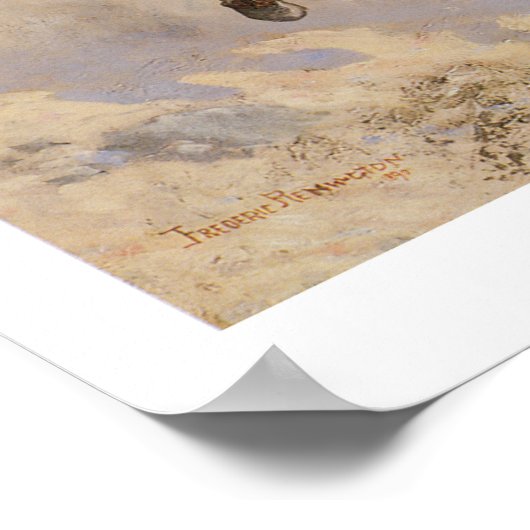 Poster Chevaux en fuite Art Imprimer l'affiche (Coin)