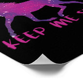 Poster Chevaux Gardez-Moi Stable Drôle Cheval (Coin)