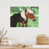 Poster Chevaux miniatures (Cuisine)