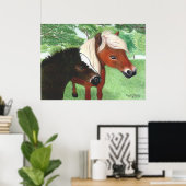 Poster Chevaux miniatures (Bureau à domicile)