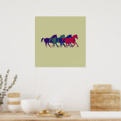 Poster Chevaux pour murs (Cuisine)