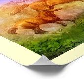 POSTER CHEVAUX SAUVAGES (Coin)