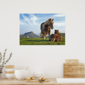 Poster Chevaux sauvages (Cuisine)