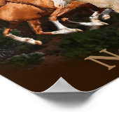Poster chevaux sauvages (Coin)