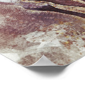 Poster Chevaux sauvages de course peinture de manipulatio (Coin)