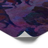 Poster Chevaux sauvages du Nevada, 1927 par Maynard Dixon (Coin)