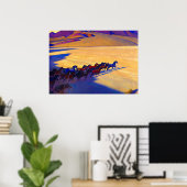 Poster Chevaux sauvages du Nevada, 1927 par Maynard Dixon (Bureau à domicile)