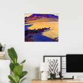 Poster Chevaux sauvages du Nevada par Maynard Dixon (Bureau à domicile)