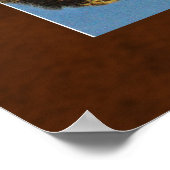 Poster Chevaux sauvages en cuir (Coin)