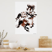 Poster Chevaux sauvages Imprimer (Cuisine)