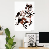 Poster Chevaux sauvages Imprimer (Bureau à domicile)