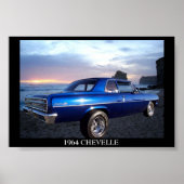 Poster Chevelle Chevy 1964 (Devant)